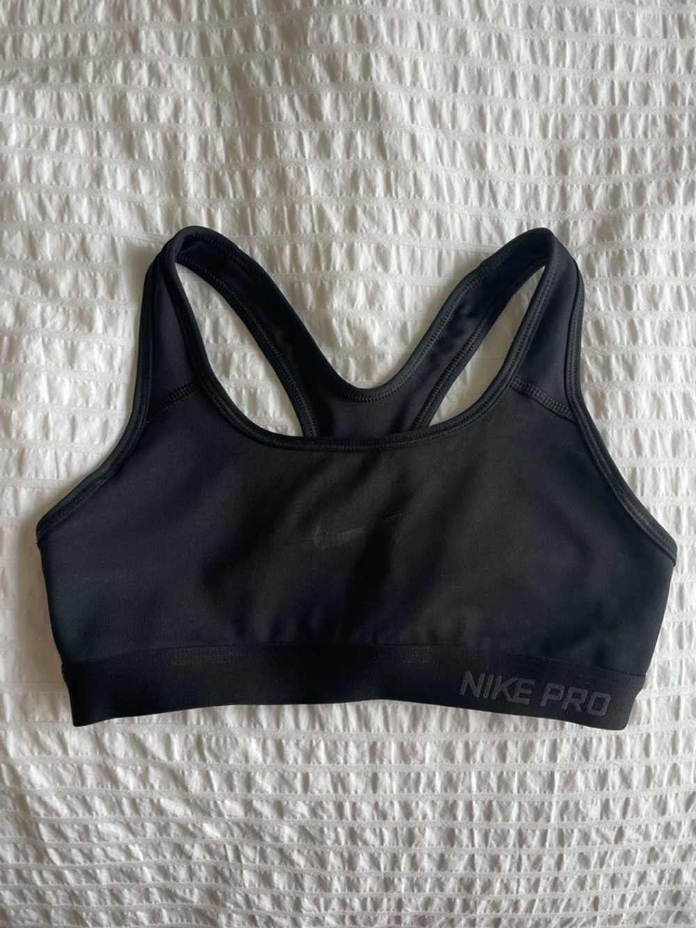 Nike Black Racerback Performance Sports Bra
